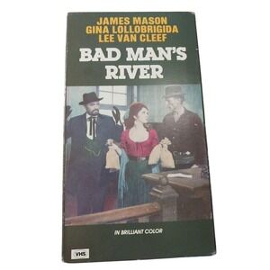 Bad Man's River VHS 1985 James Mason Gina Lollobrigida Lee Van Cleef VTG Western